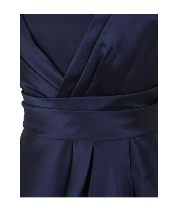 Alberta Ferretti Mikado Long Dress In Black