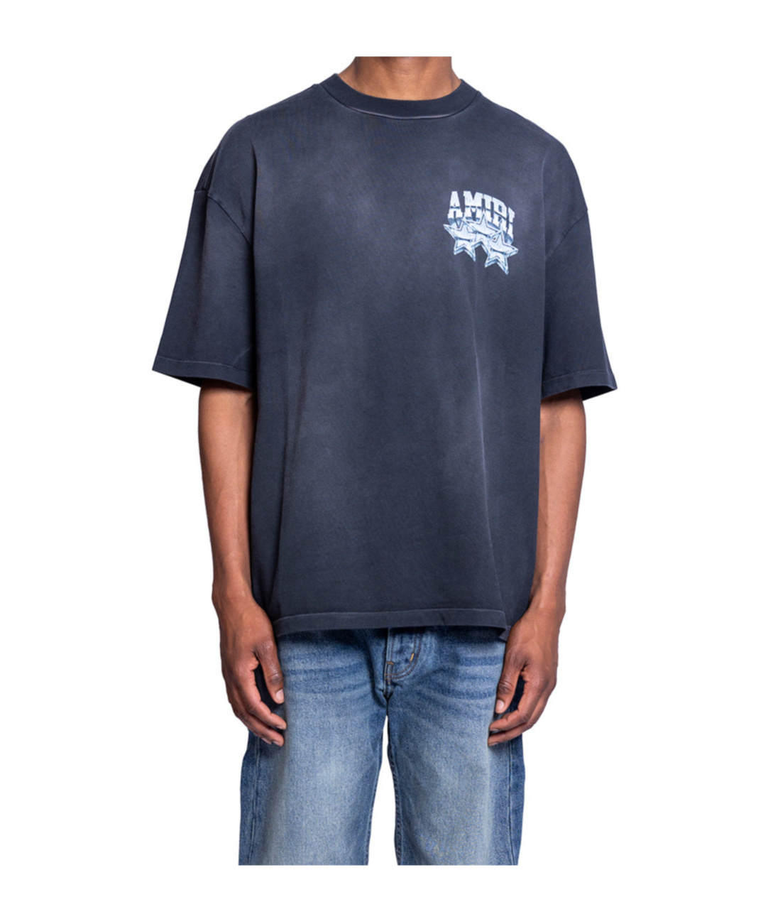 Amiri Short-sleeved T-shirt In Blue