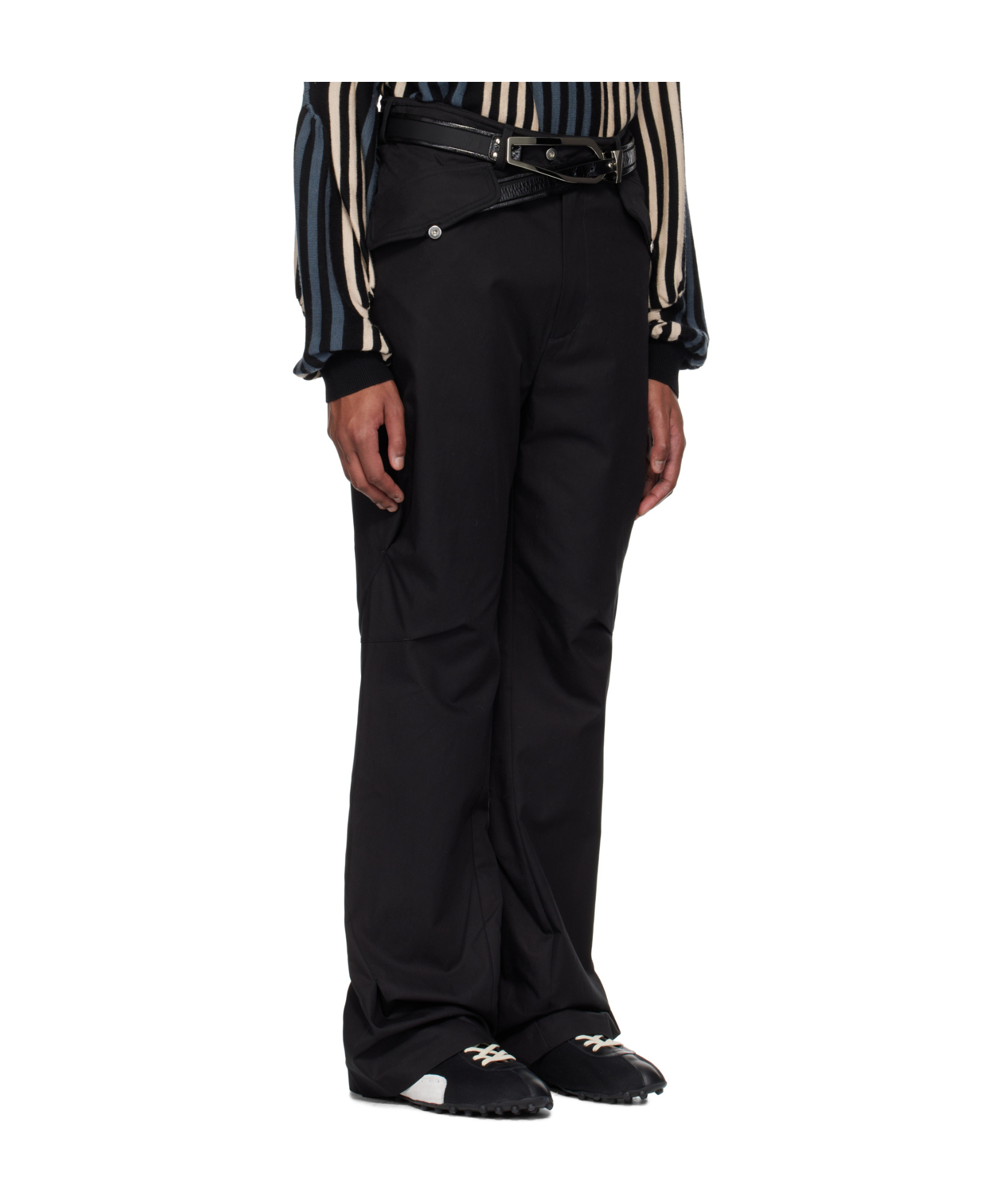 Kiko Kostadinov Black Alec K-dart Trousers In Black