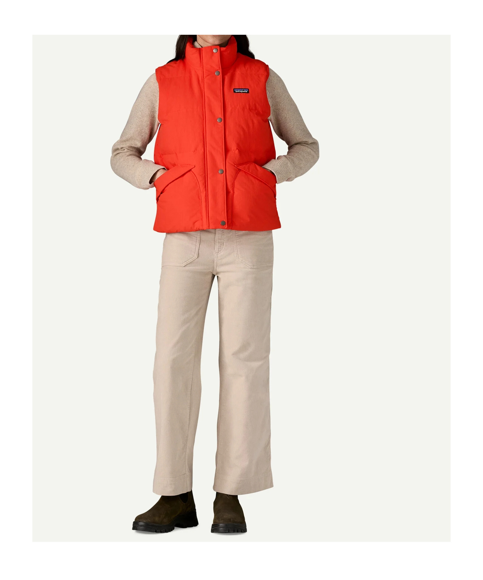 Patagonia Downdrift Vest In Red