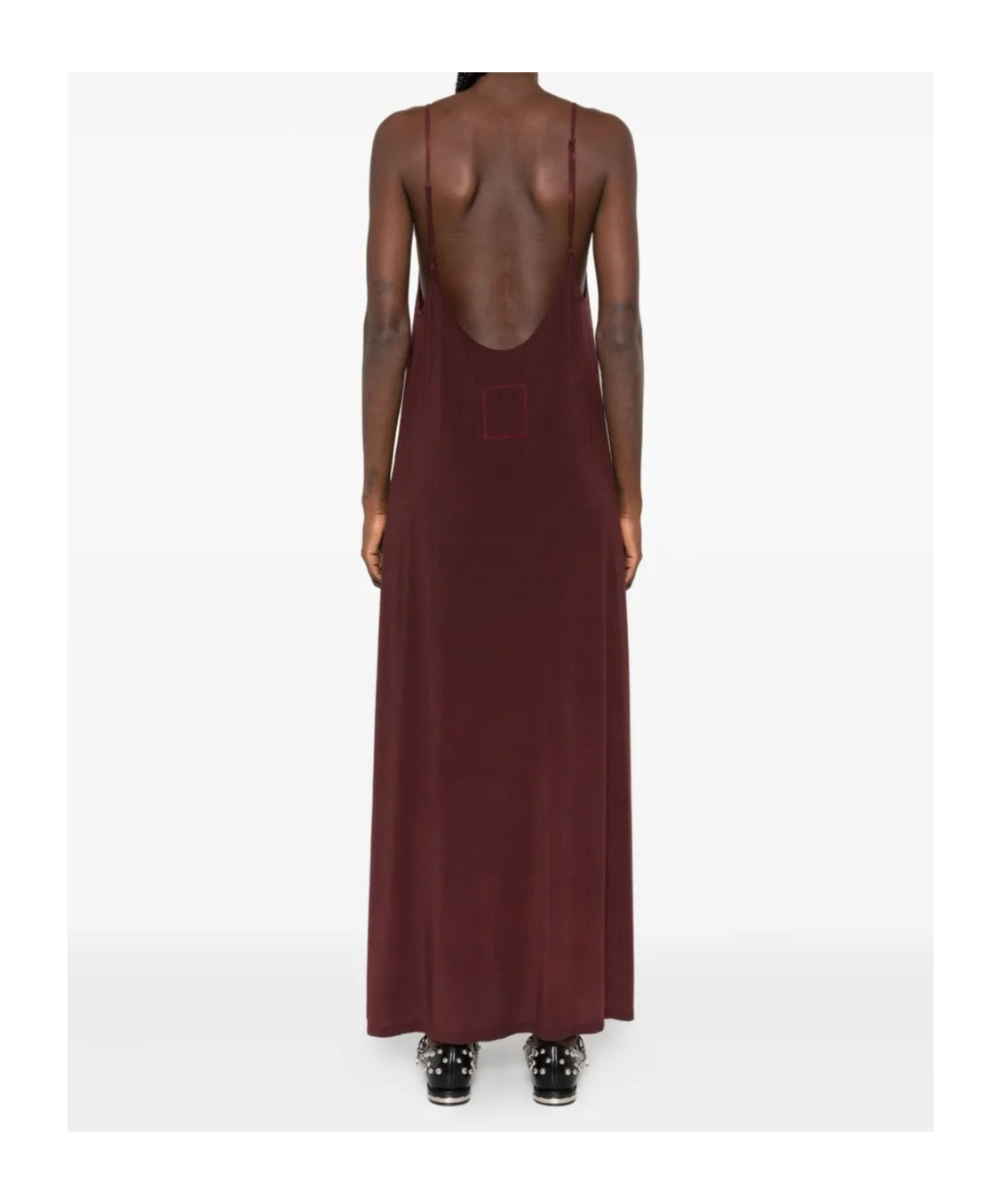 Uma Wang Spaghetti Strap Maxi Dress Daya In Red