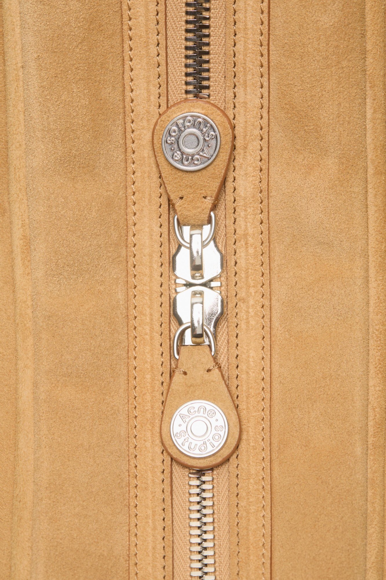 Acne Studios Camero Camera Suede Leather Shoulder Bag In Brown
