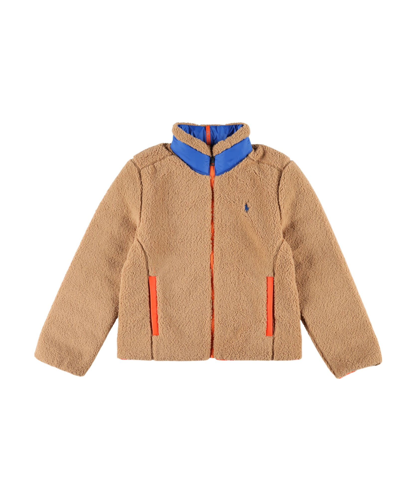 Polo Ralph Lauren Kid - P-layer 2 Reversible Mockneck Jacket In Nude