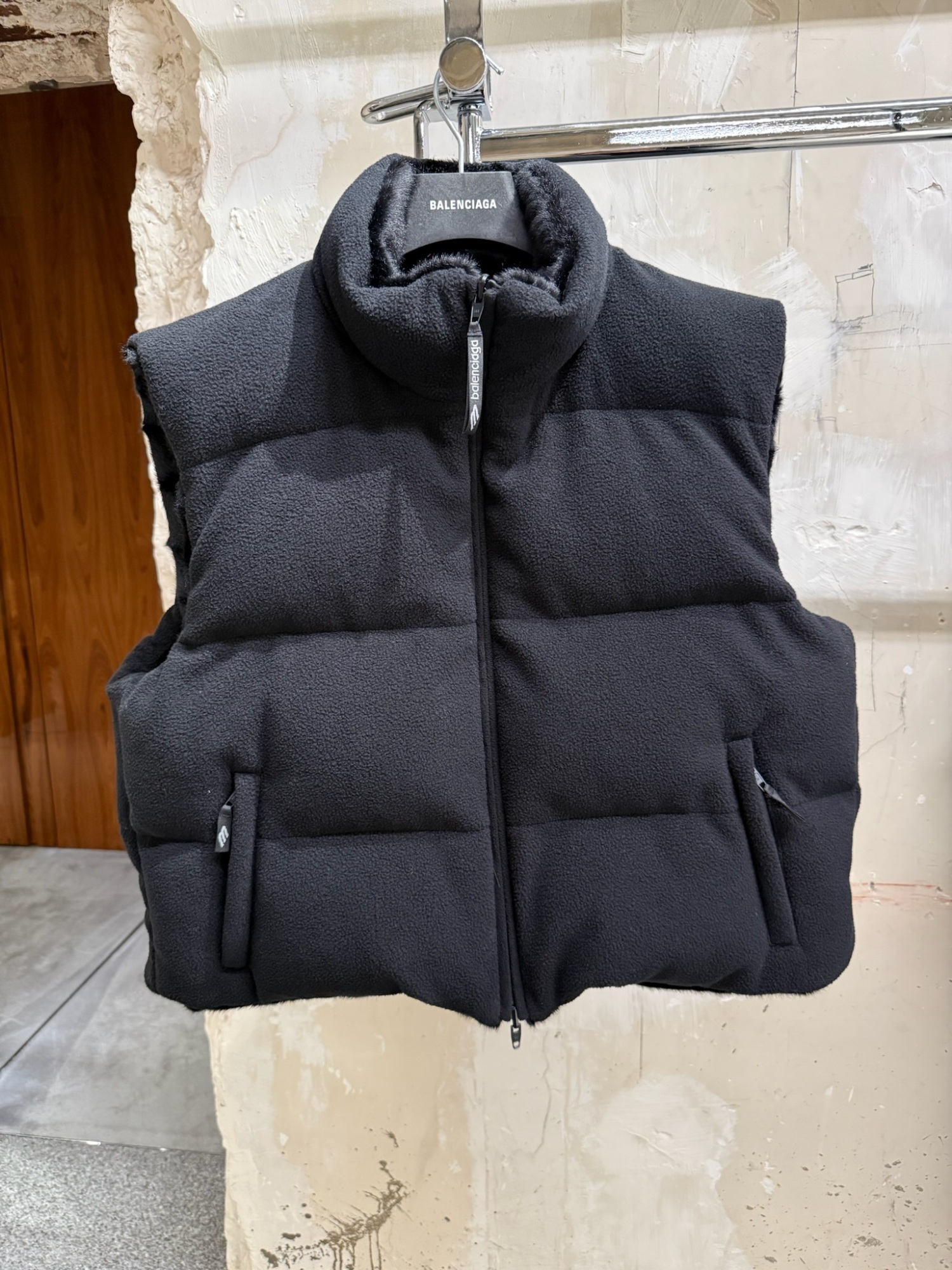 Balenciaga Reversible Ski Vest In Black