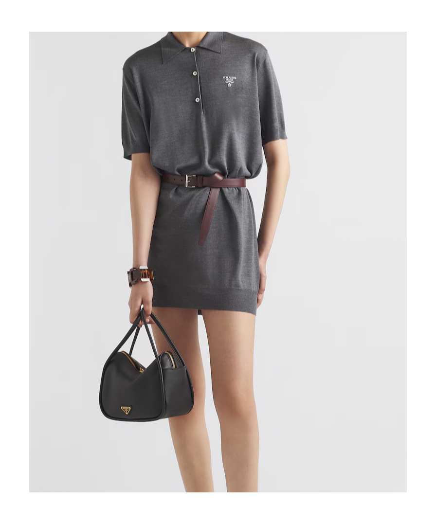 Prada Darling Handbag Black In Leather In Black