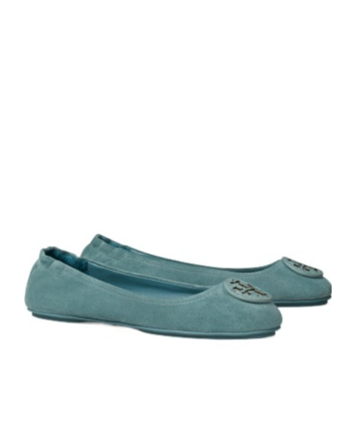 Tory Burch Minnie Ballet Flats In Blue