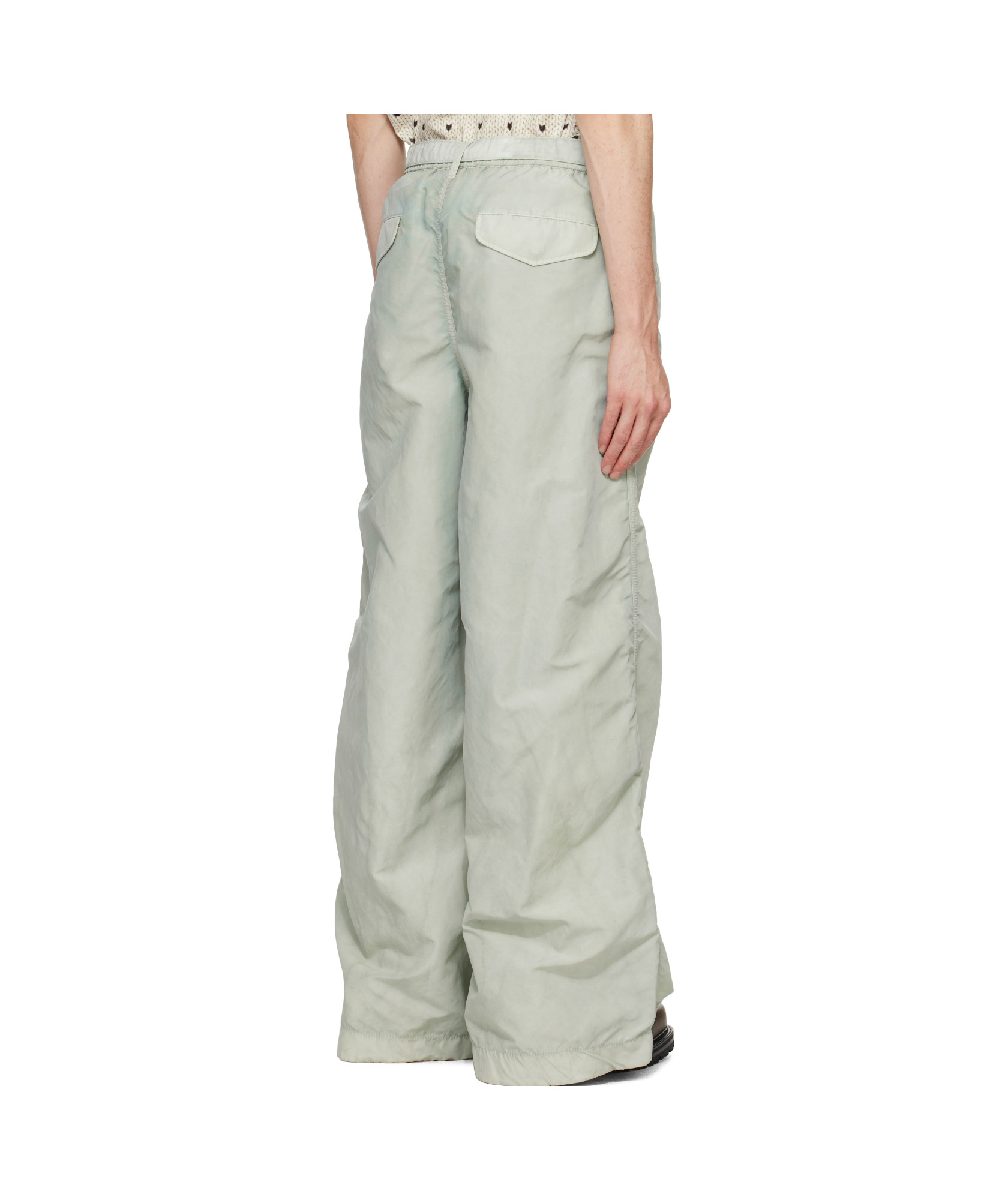 Sacai Belt-loop Casual Pants In Gray