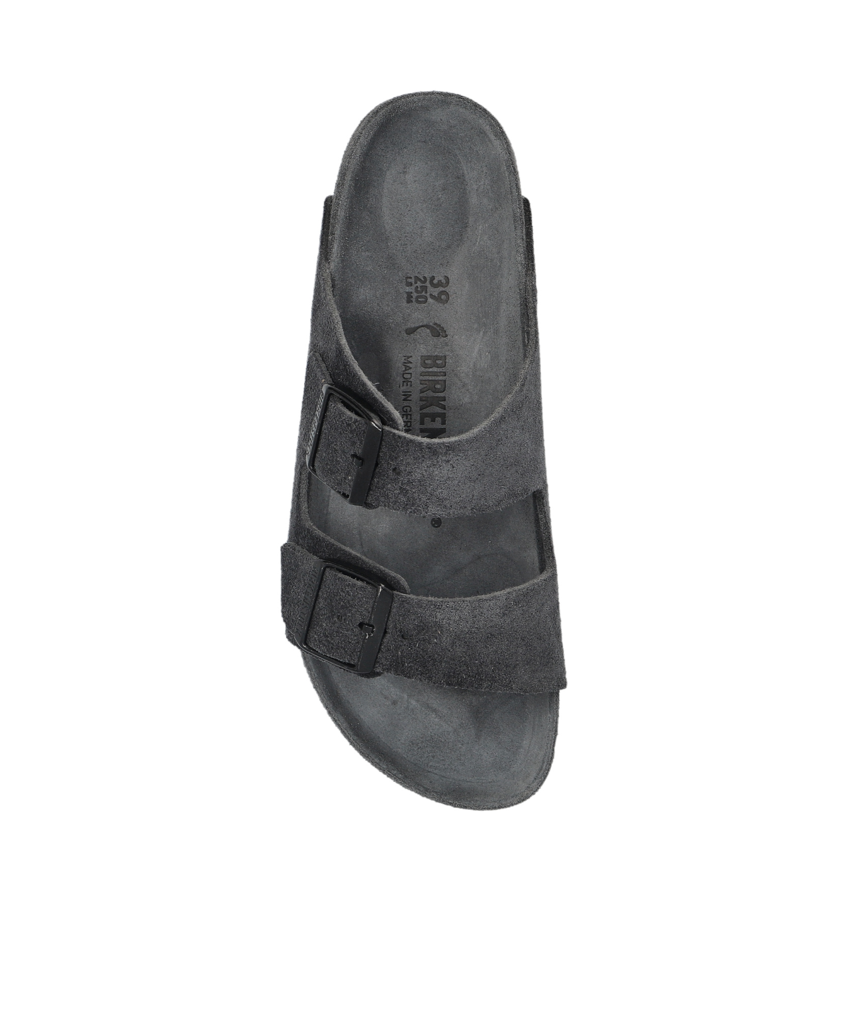Birkenstock Arizona Double-buckle Slide Sandals In Gray