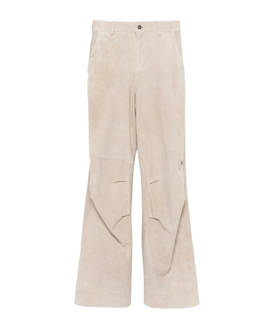 Salvatore Santoro Belt Loop Track Pants In Nude