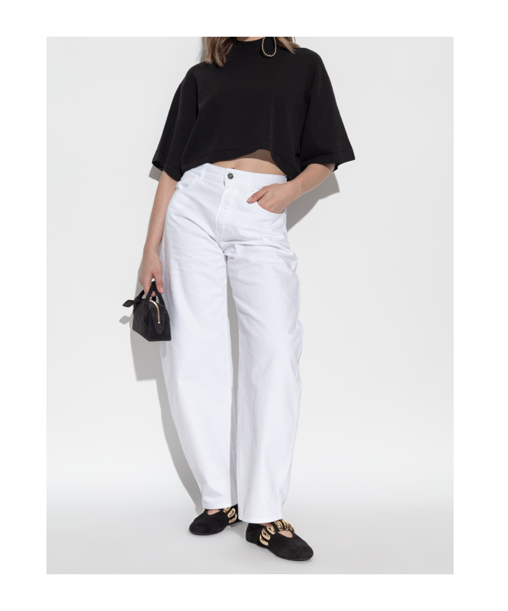 Alaïa Round Toe Flat Shoes