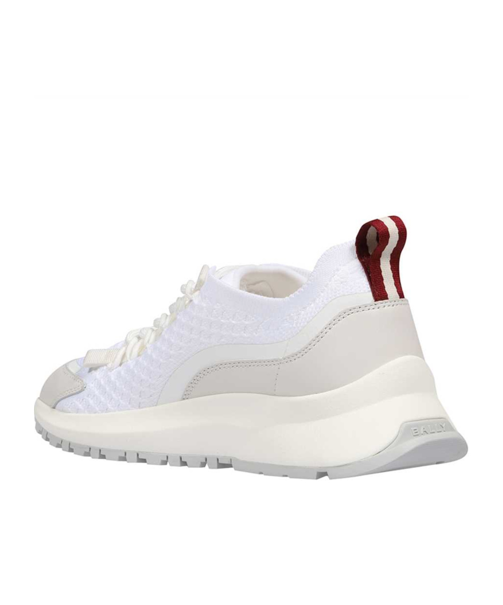 Bally Daryel Mesh-panel Lace-up Sneakers In White