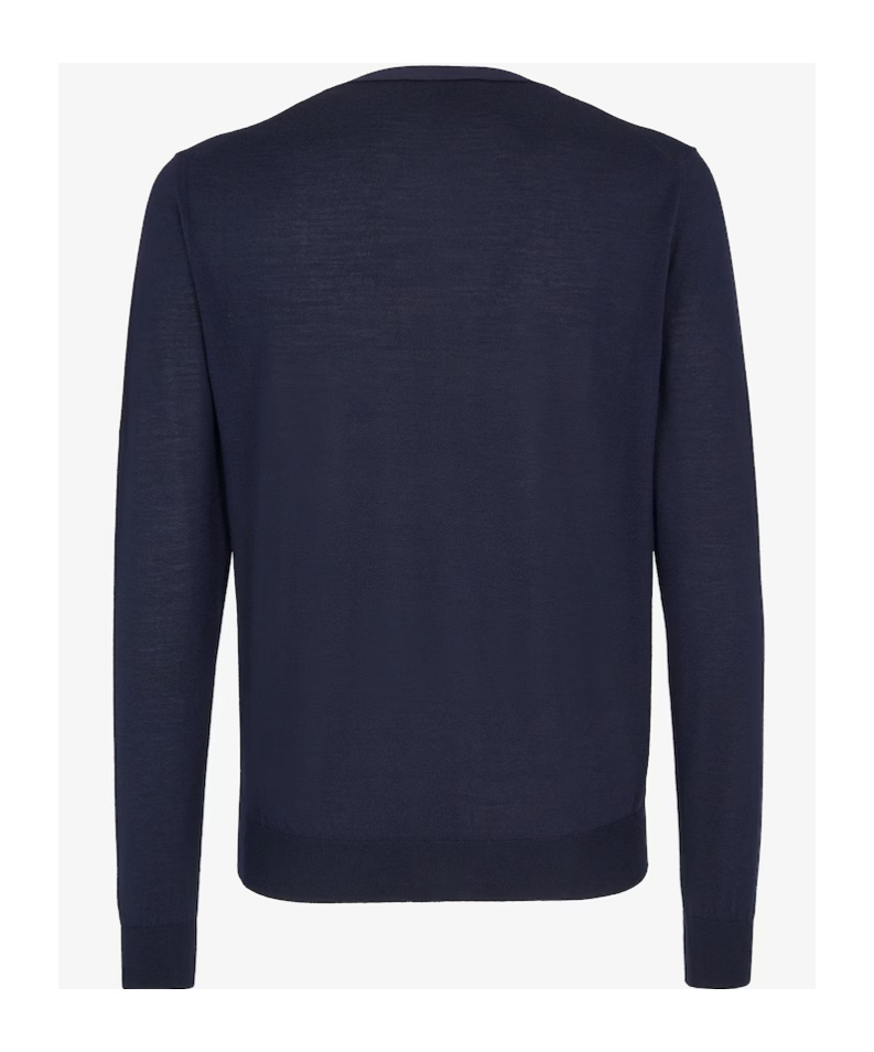 Fendi Woolen Cardigan In Black