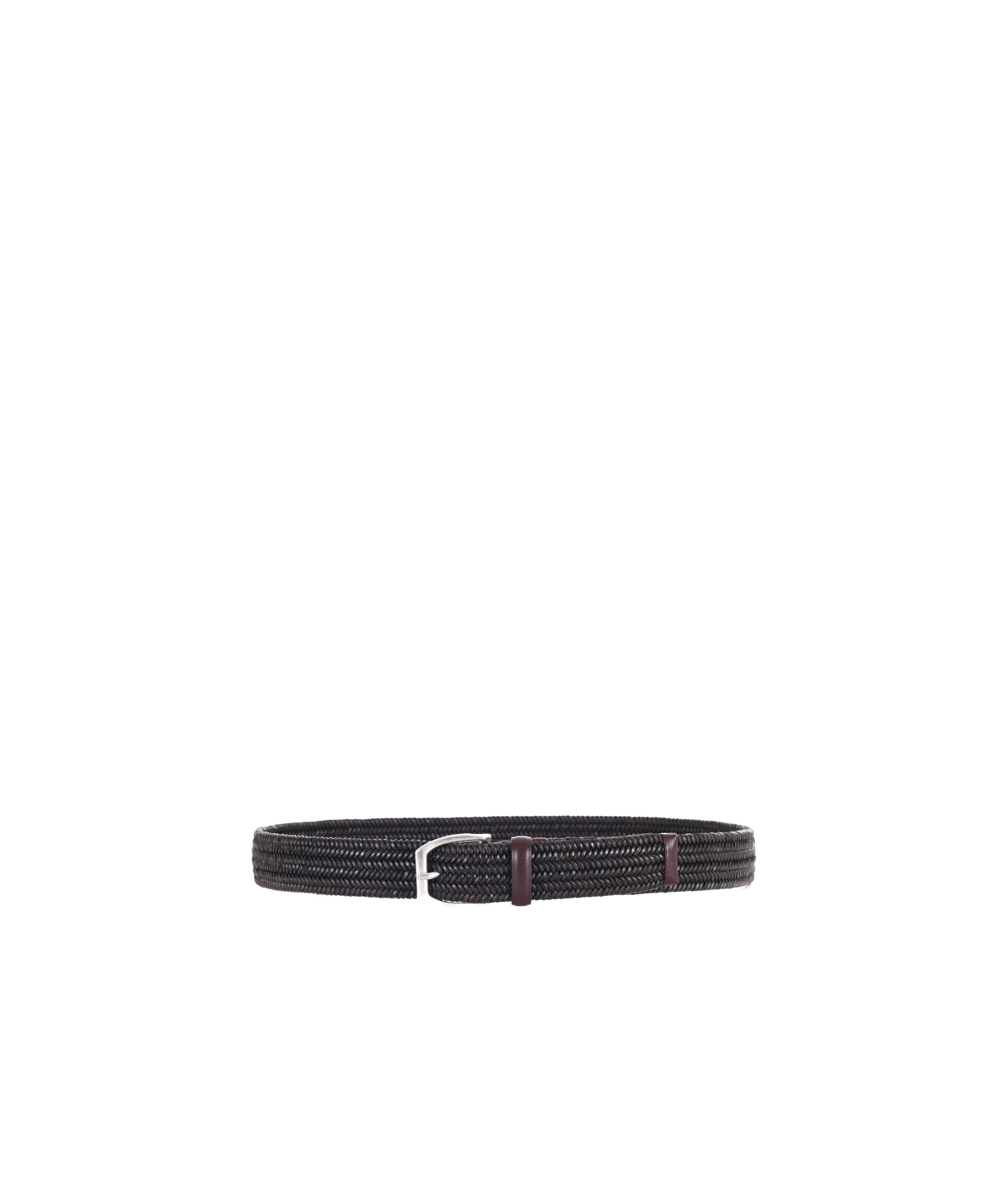 Orciani Braided Buckled Belt In Multi