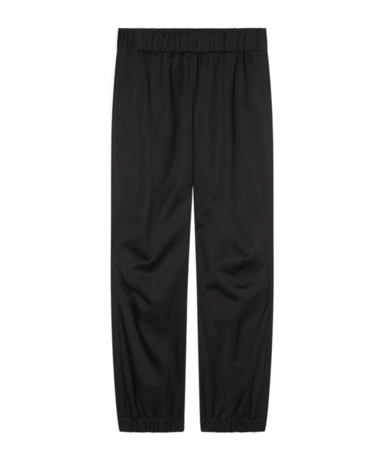 Dries Van Noten Elastic Waist Casual Pants In Black