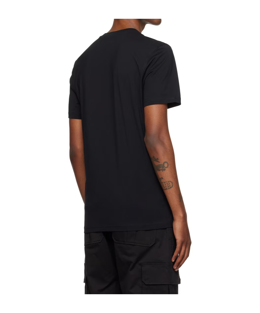Moschino Logo-print Organic-cotton T-shirt In Black