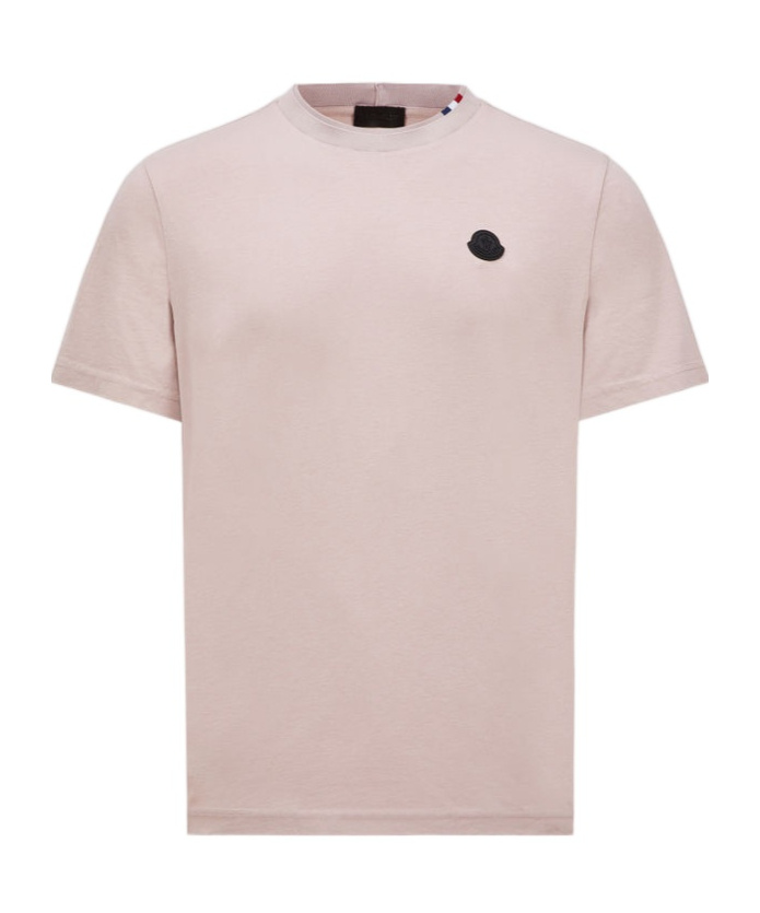 Moncler Logo-patch T-shirt In Nude