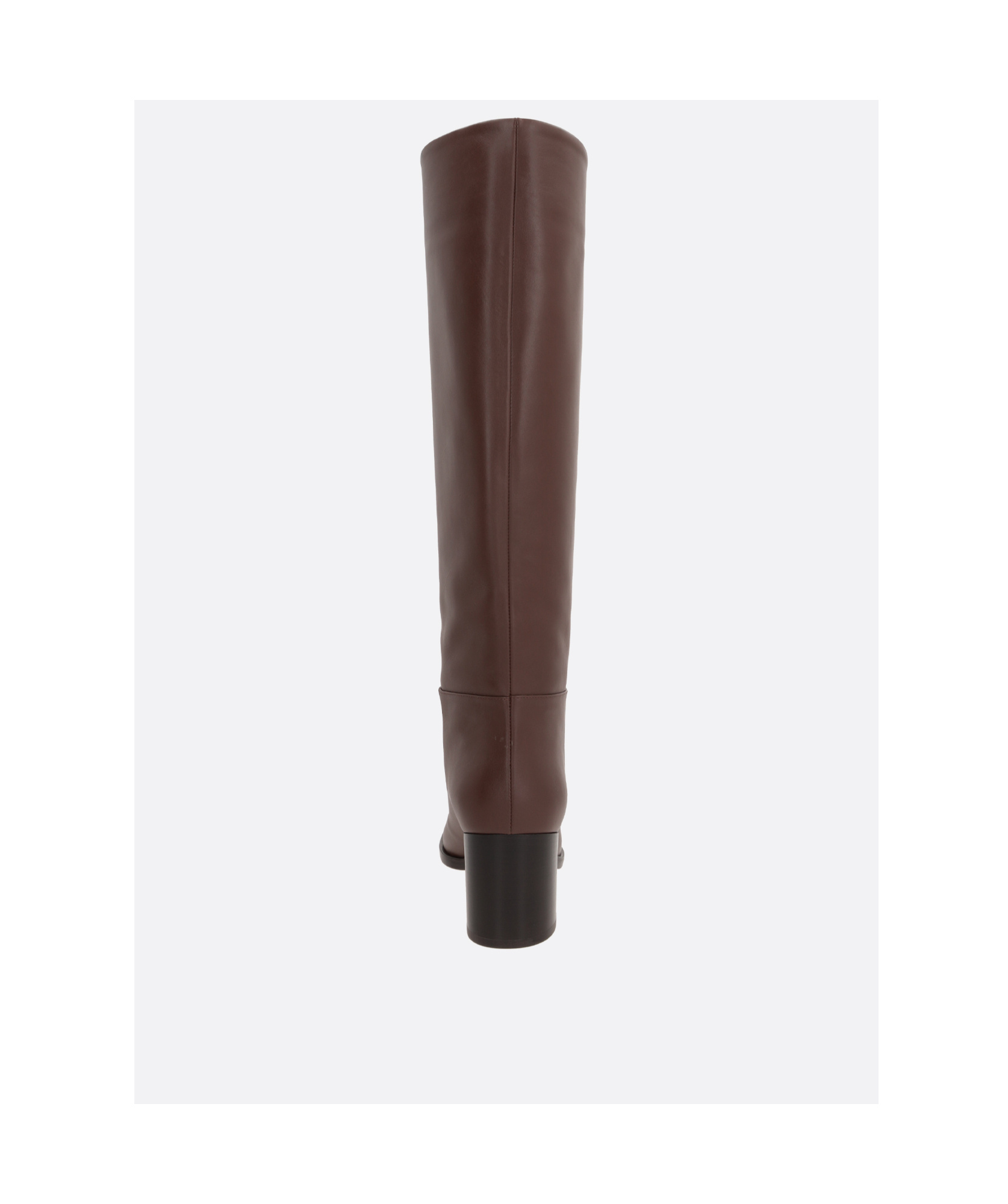 Gianvito Rossi Santiago 85mm Leather Boots In Brown