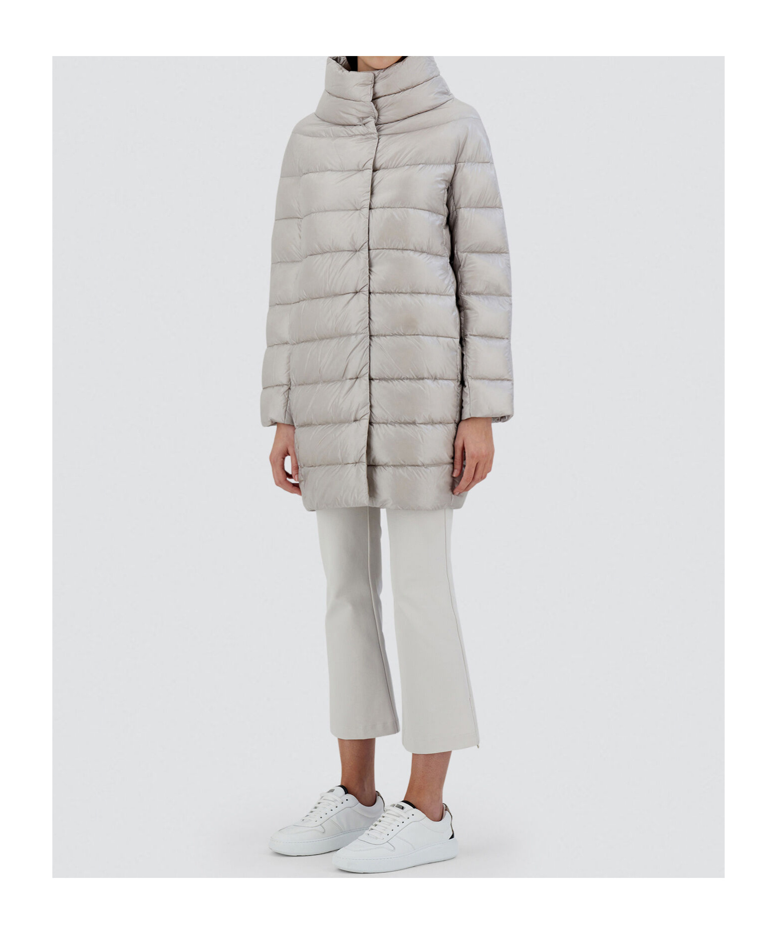 Herno Dora Ultralight Down Jacket In Gray