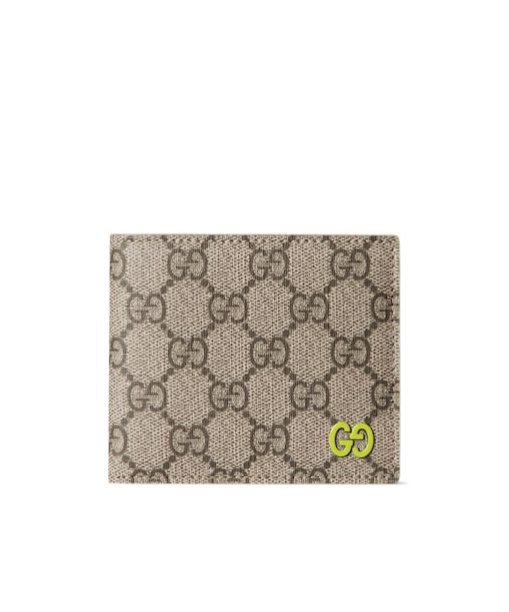 Gucci Acid Green Interior Gg Bi-fold Wallet