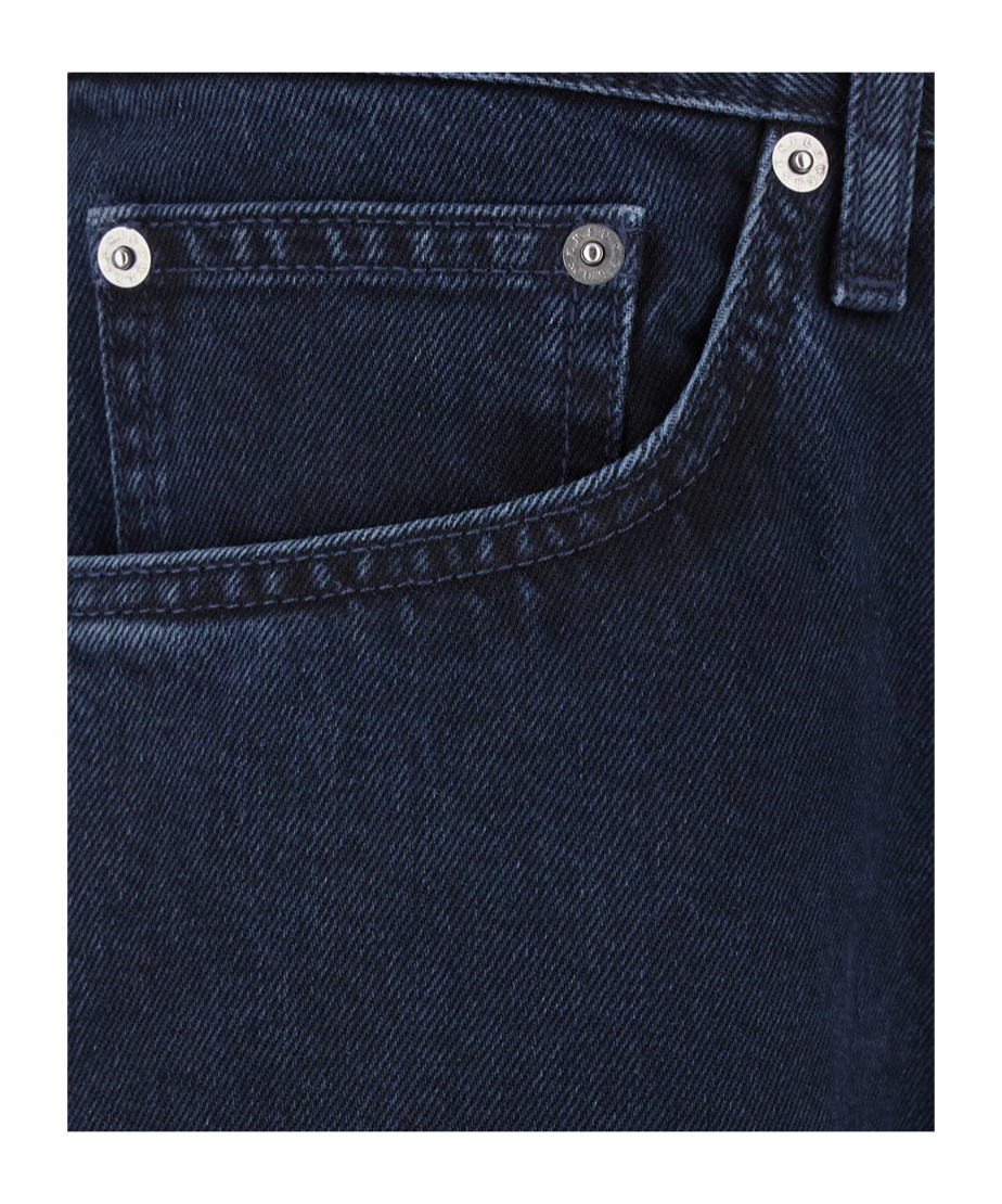 Sunflower Blue Jeans With Belt Loops And Logo Patch On The Rear