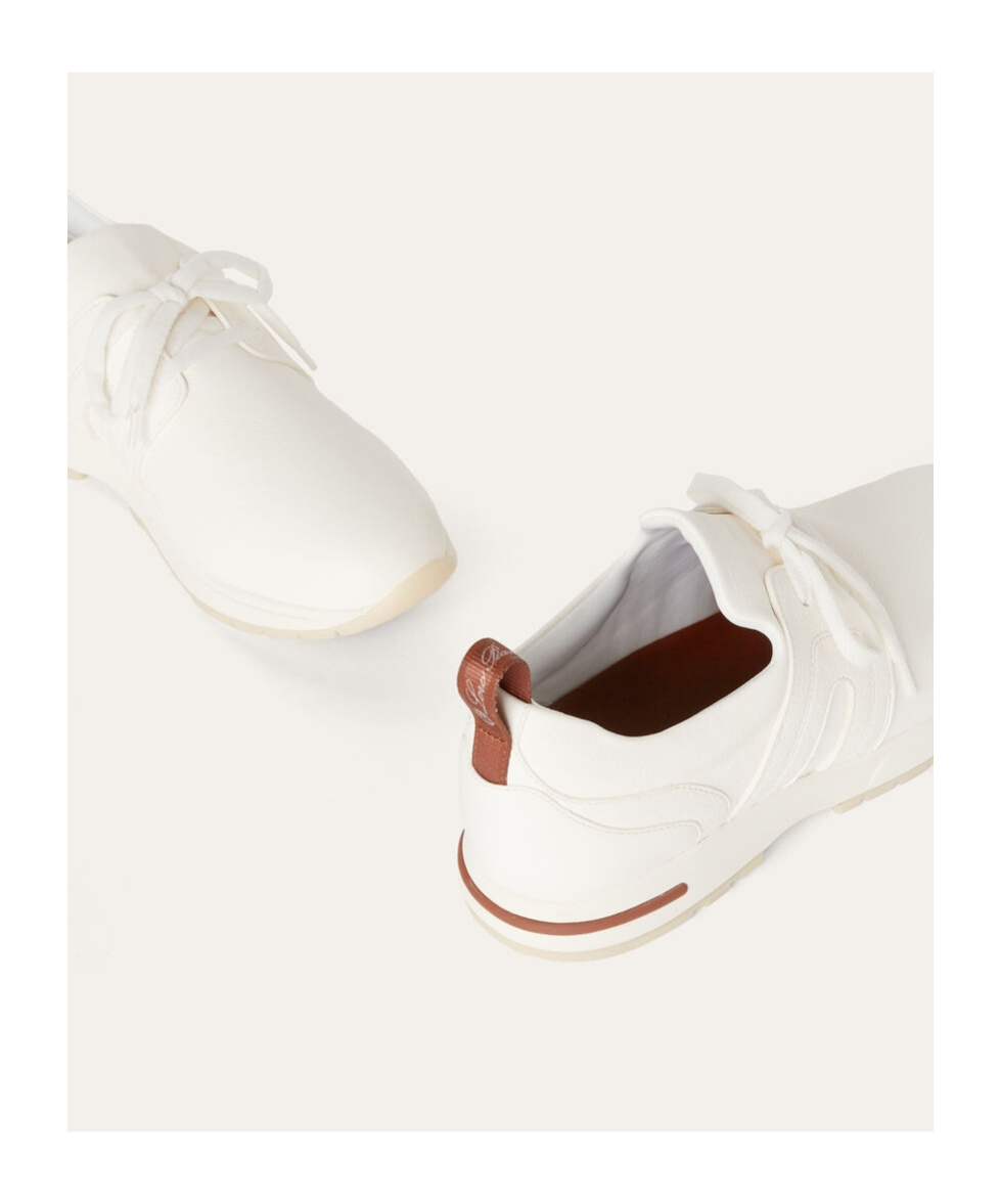 Loro Piana 360 Flexy Walk Sneakers In White