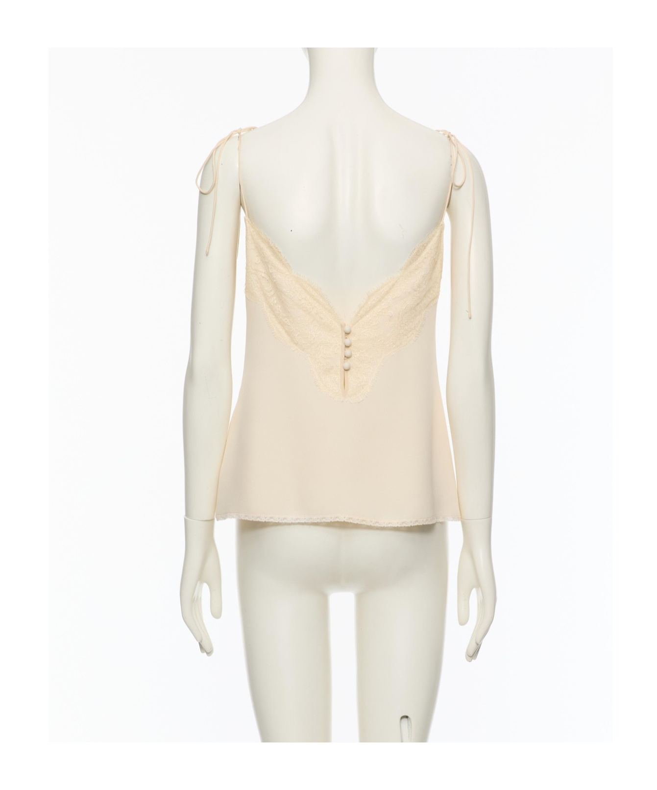 Valentino Silk Camisole In Neutral