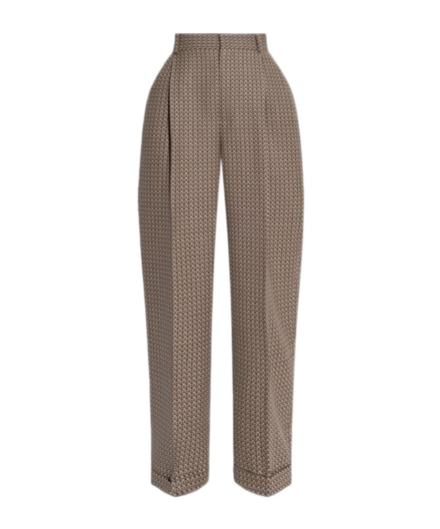 Moschino Belt-loop Casual Pants In Gray