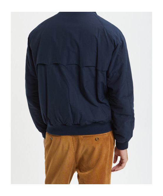 Baracuta Navy Classic G 9 Harrington Jacket In Black