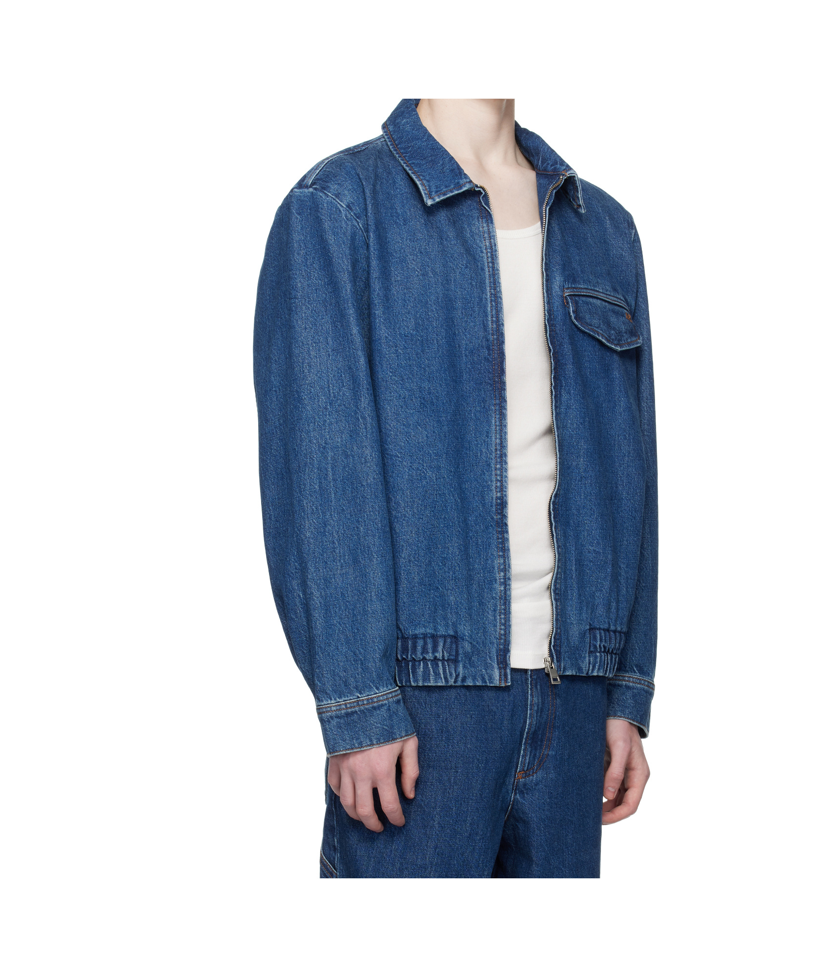 Apc Denim Jacket In Blue