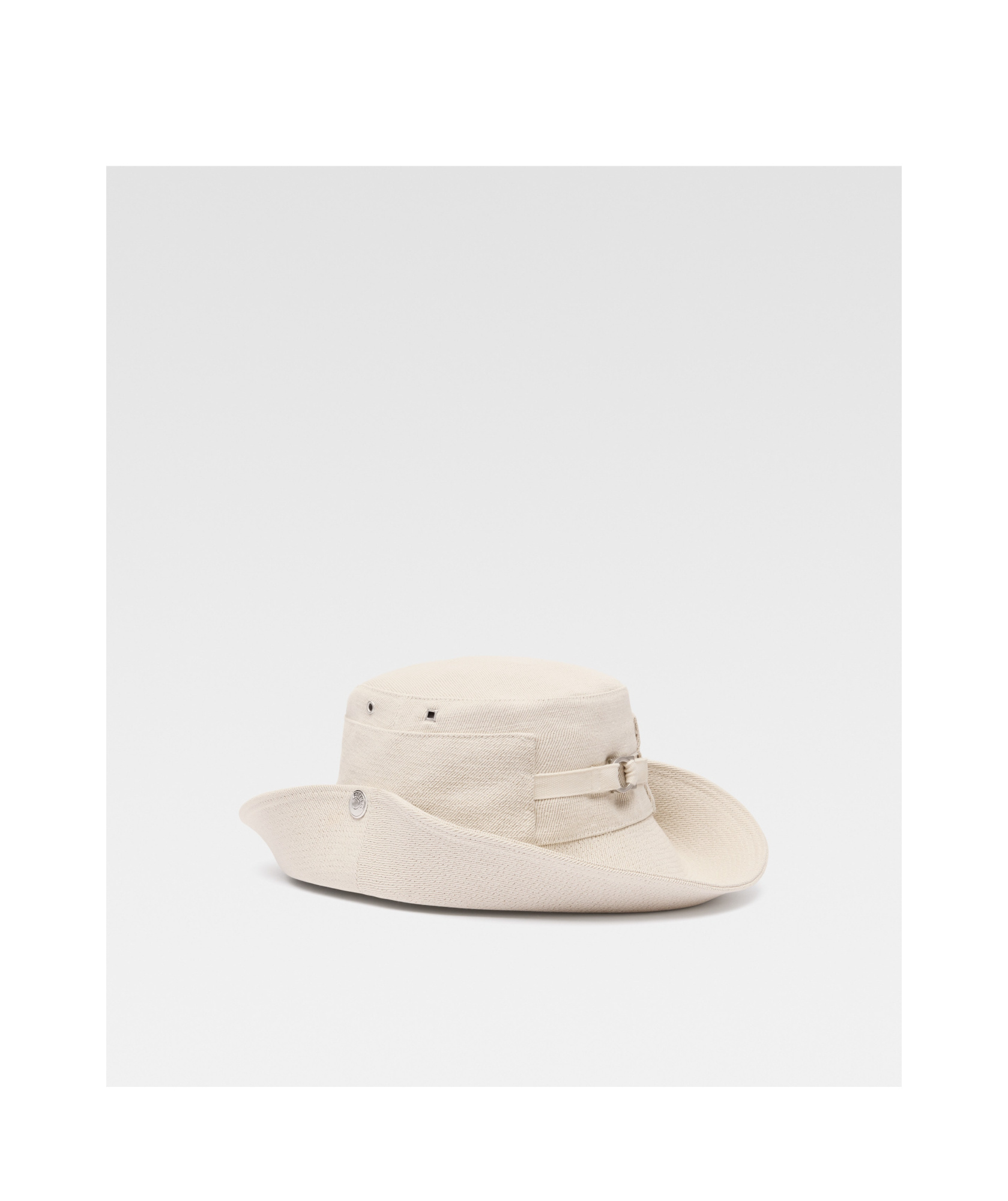 Jacquemus The De-nîmes Denim Bucket Hat In Nude