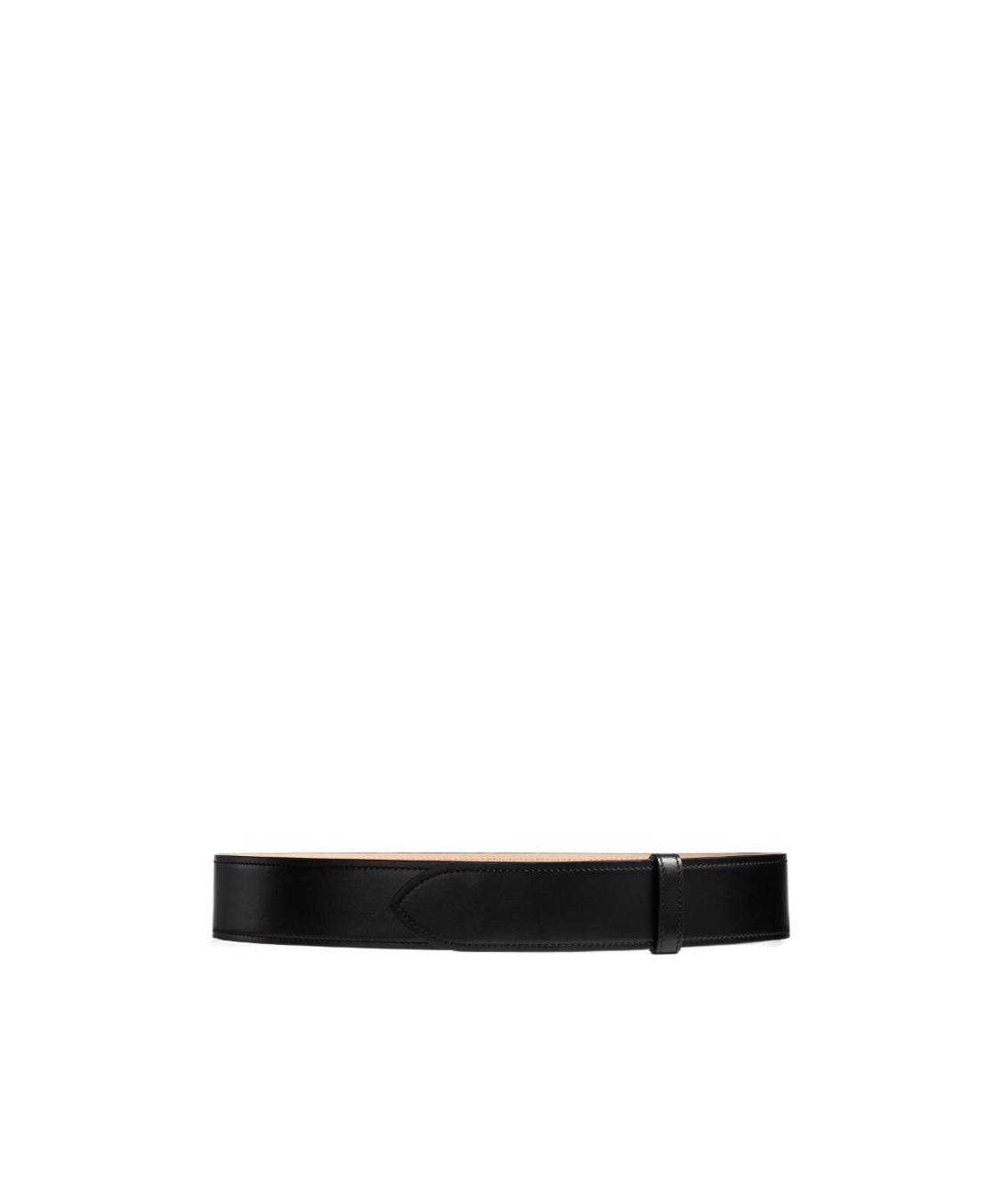 Khaite Leather Waist Belt In Black
