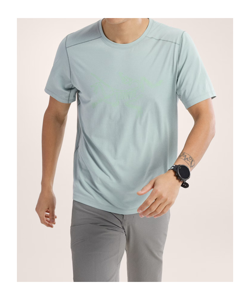 Arc'teryx Cormac Logo Shirt Ss Men's In Green