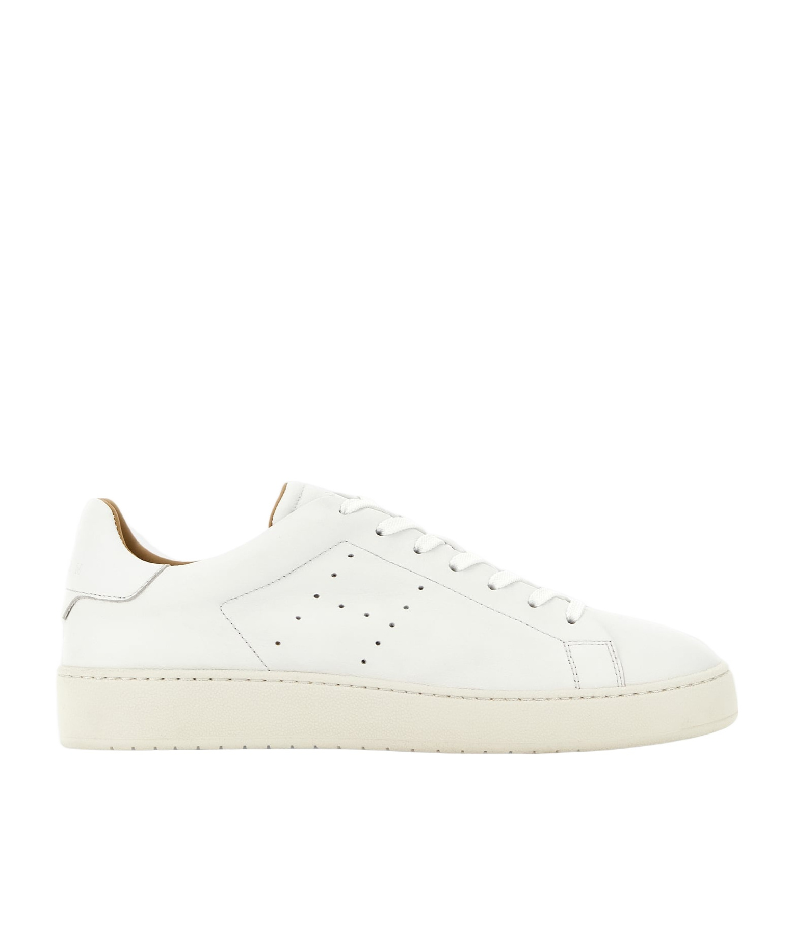 Hogan Round Toe Sneakers In White
