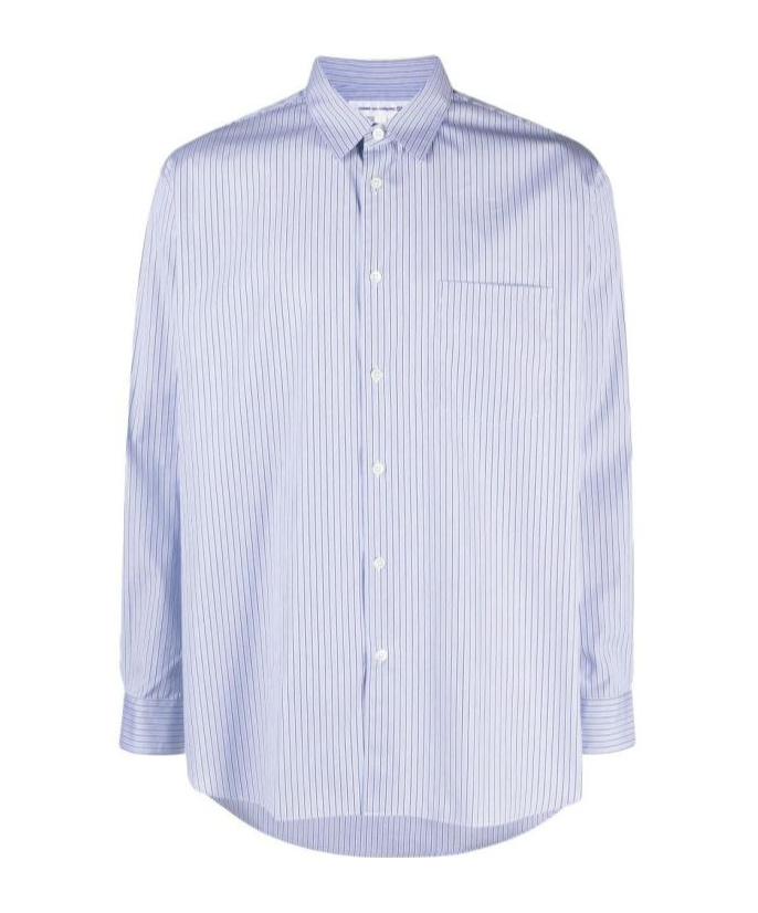 Comme Des Garçons Vertical-stripe Long-sleeve Shirt