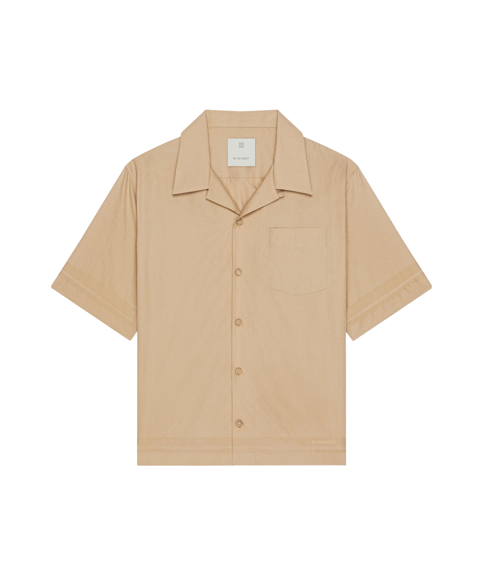 Givenchy Boxy Fit Shirt In 4g Cotton In Nude