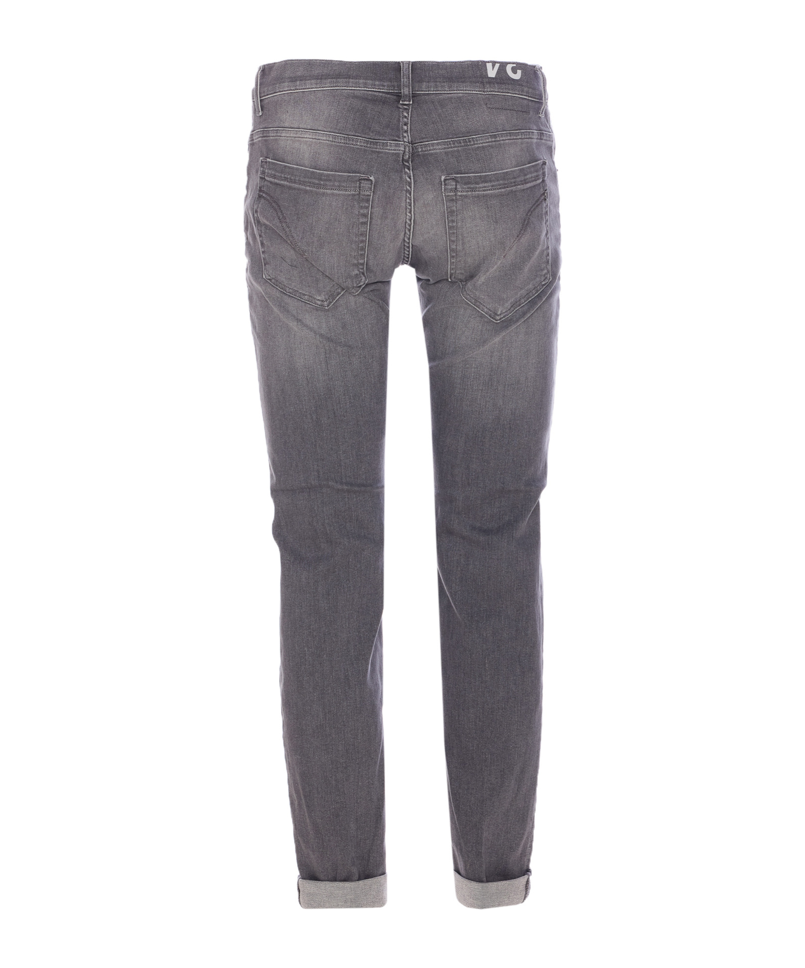 Dondup Slim-fit Gray Denim Jeans In Gray
