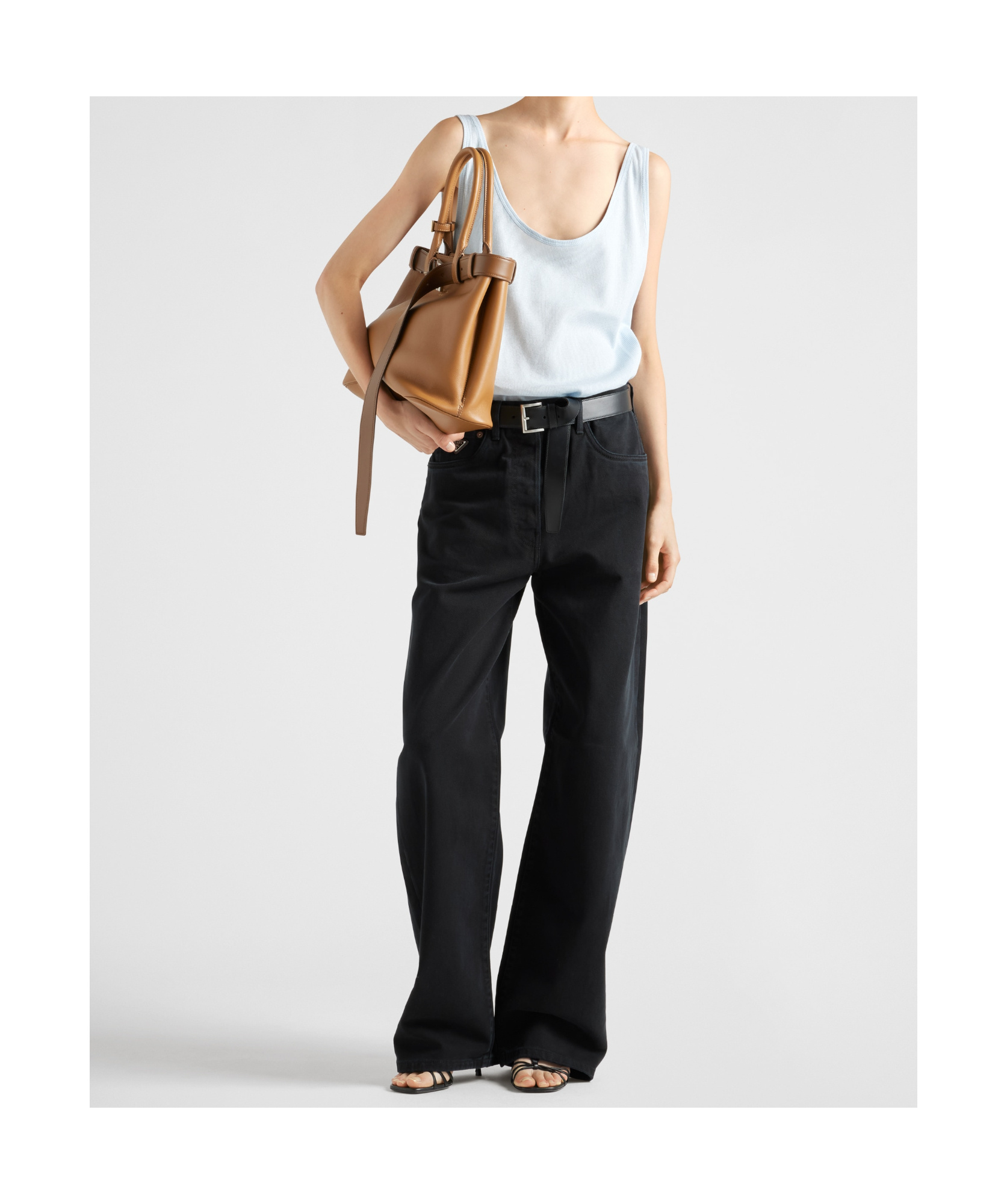 Prada Sleeveless Vest In Astro