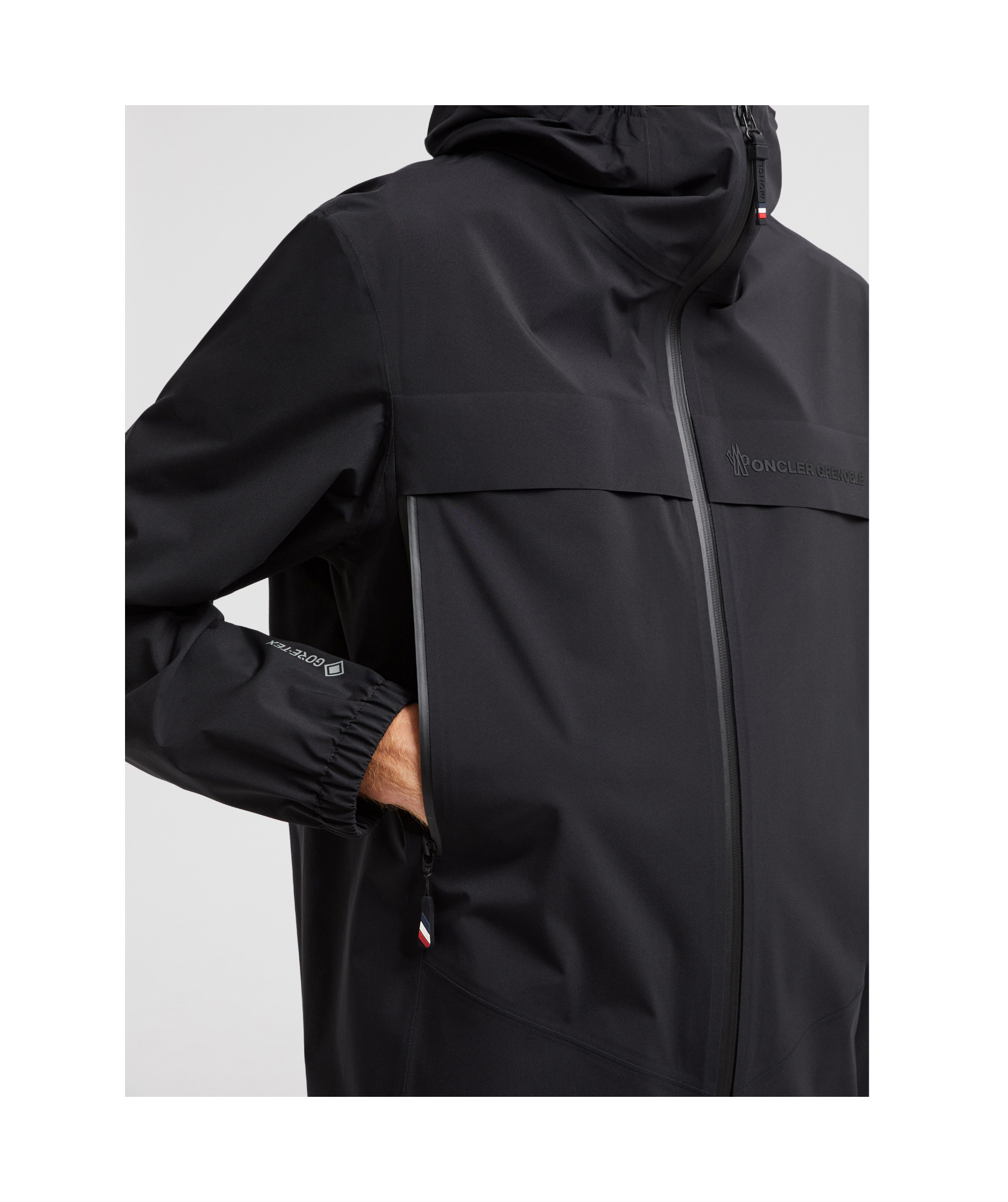 Moncler Shipton Hooded Shell Jacket, Men, Black, Size: 5 In Black