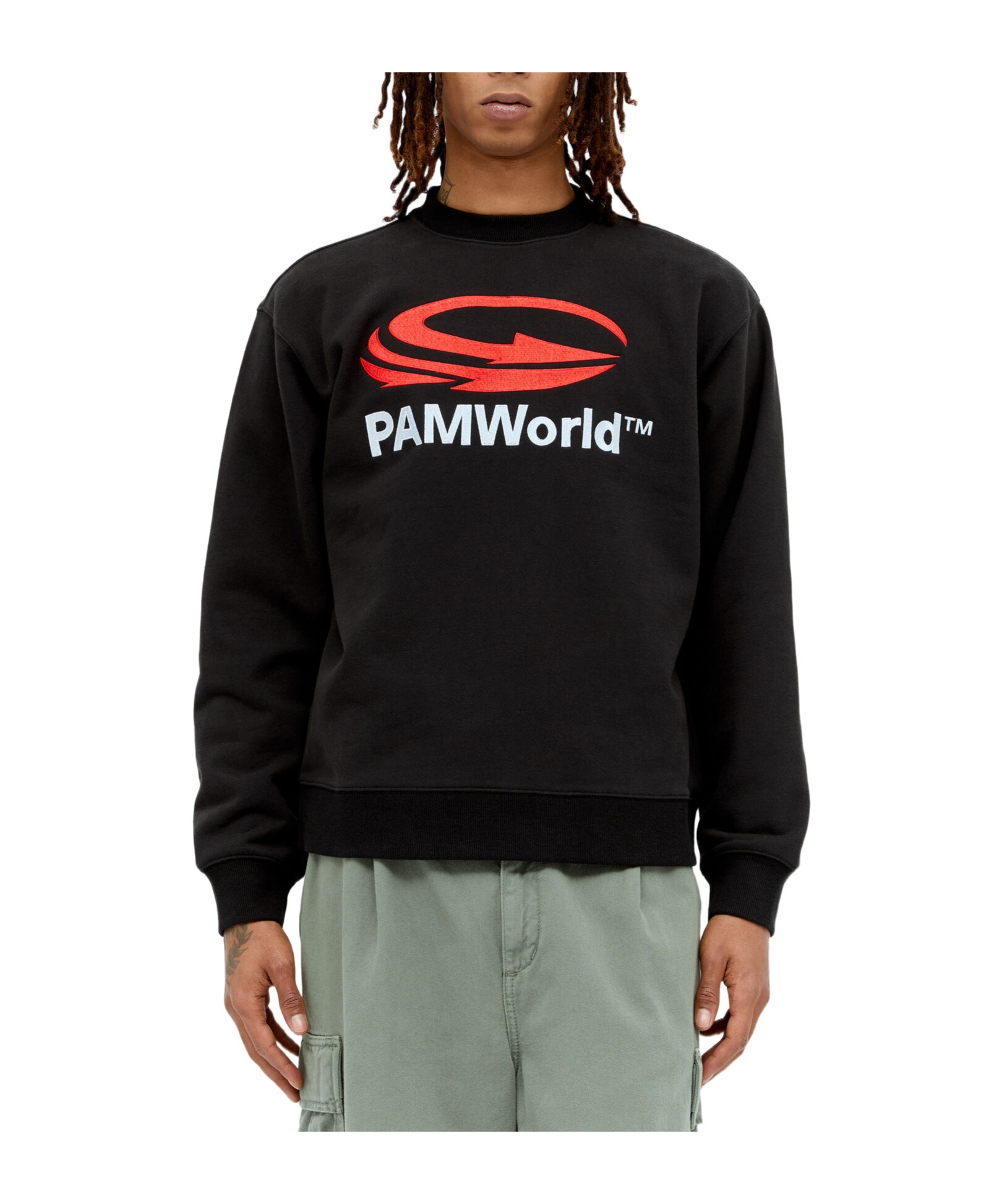 Perks And Mini Long-sleeved Hooded Hoodie In Black