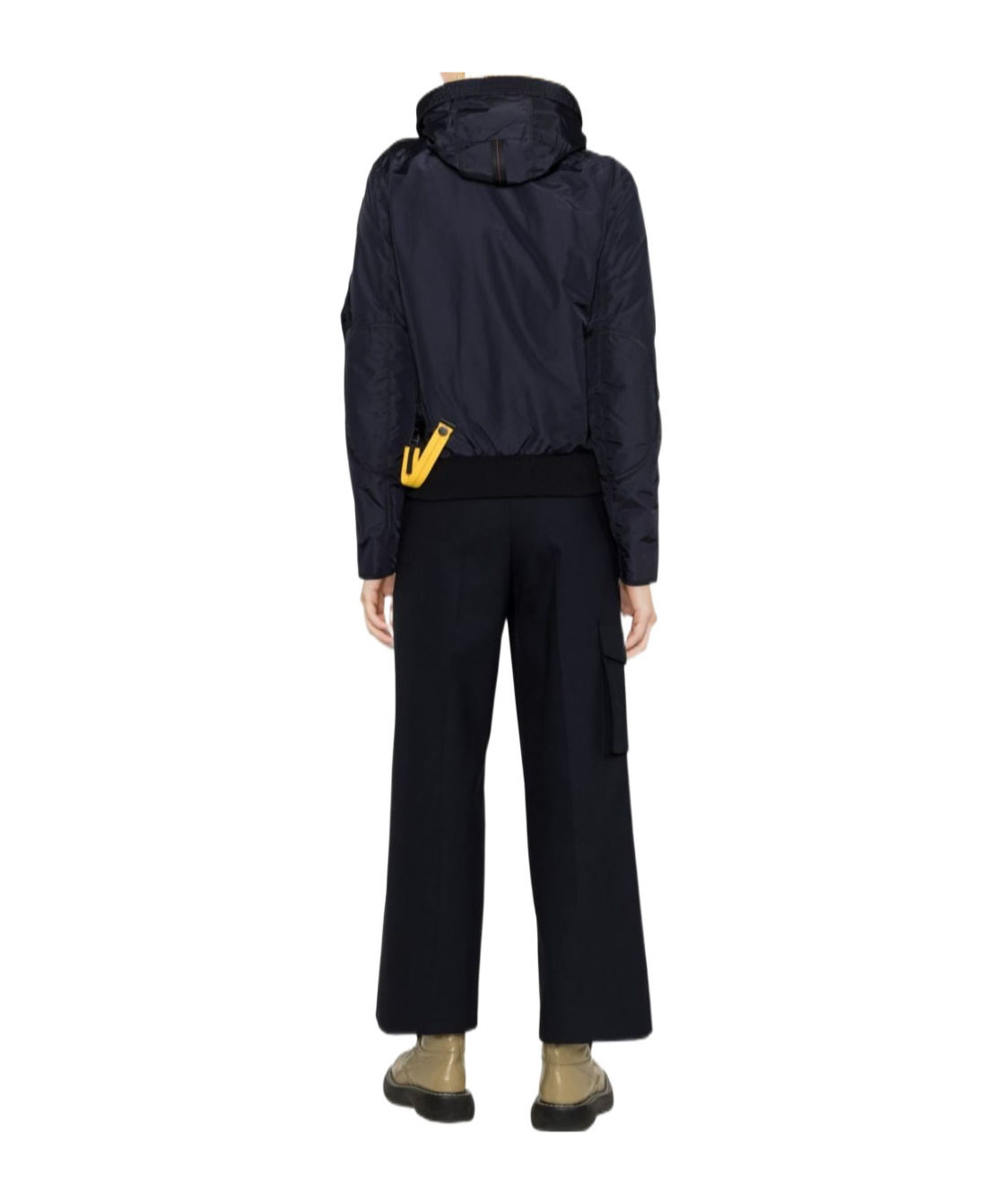 Shop Parajumpers Gobi Hooded Padded Down Jacket In Black