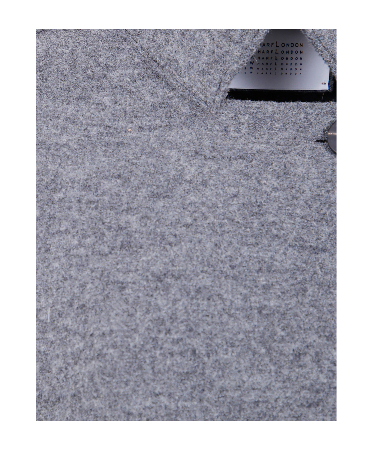 Harris Wharf London Women Raglan Cape Boiled Wool In Gray