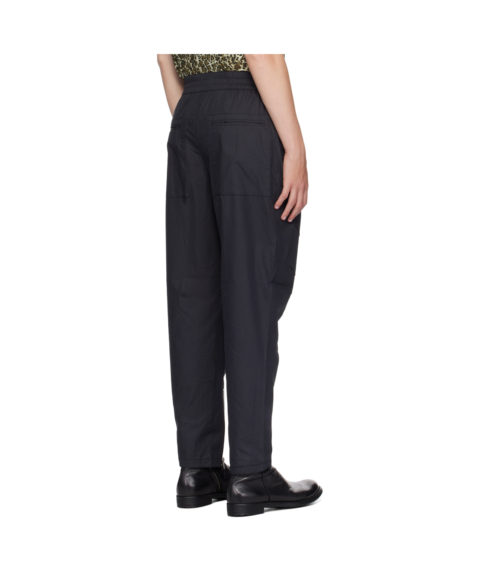 Isabel Marant Elastic Waist Casual Pants In Black