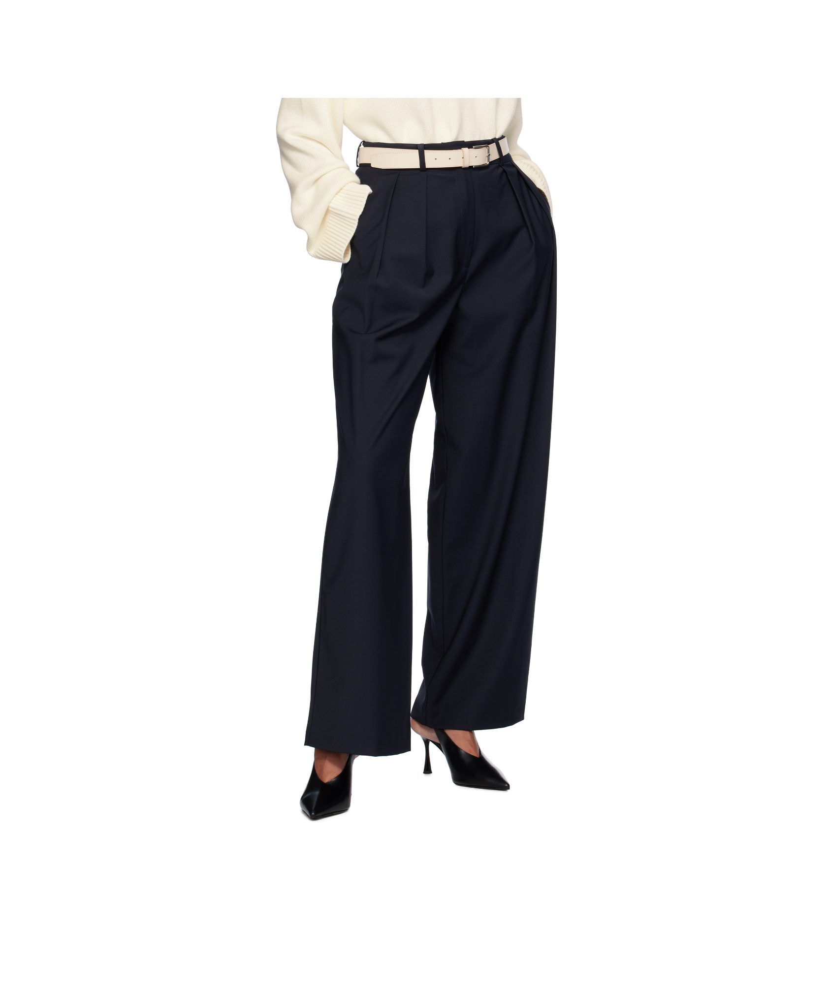 THE FRANKIE SHOP RIPLEY PLEATED TROUSERS