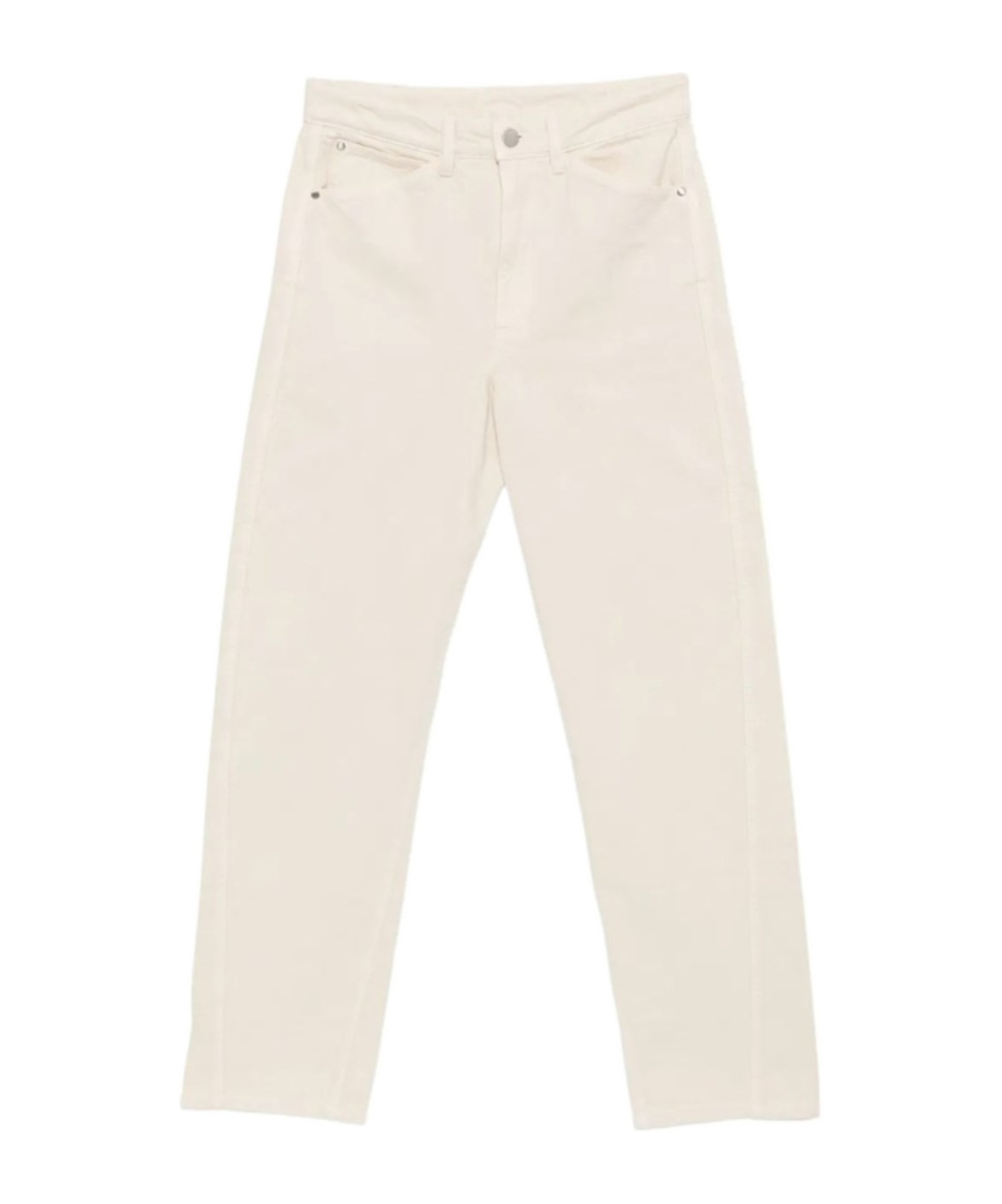 Lemaire Belt Loop Casual Pants In White