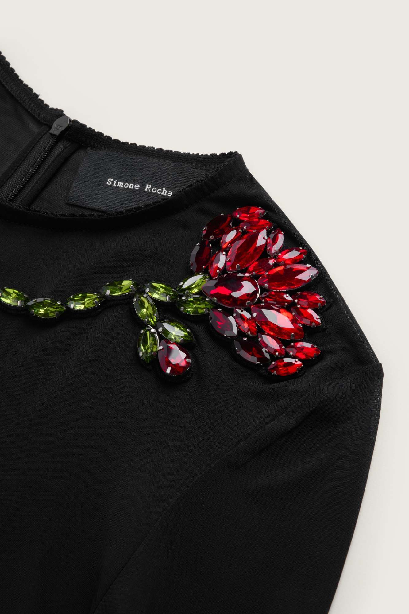 Simone Rocha Long-sleeved T-shirt In Black