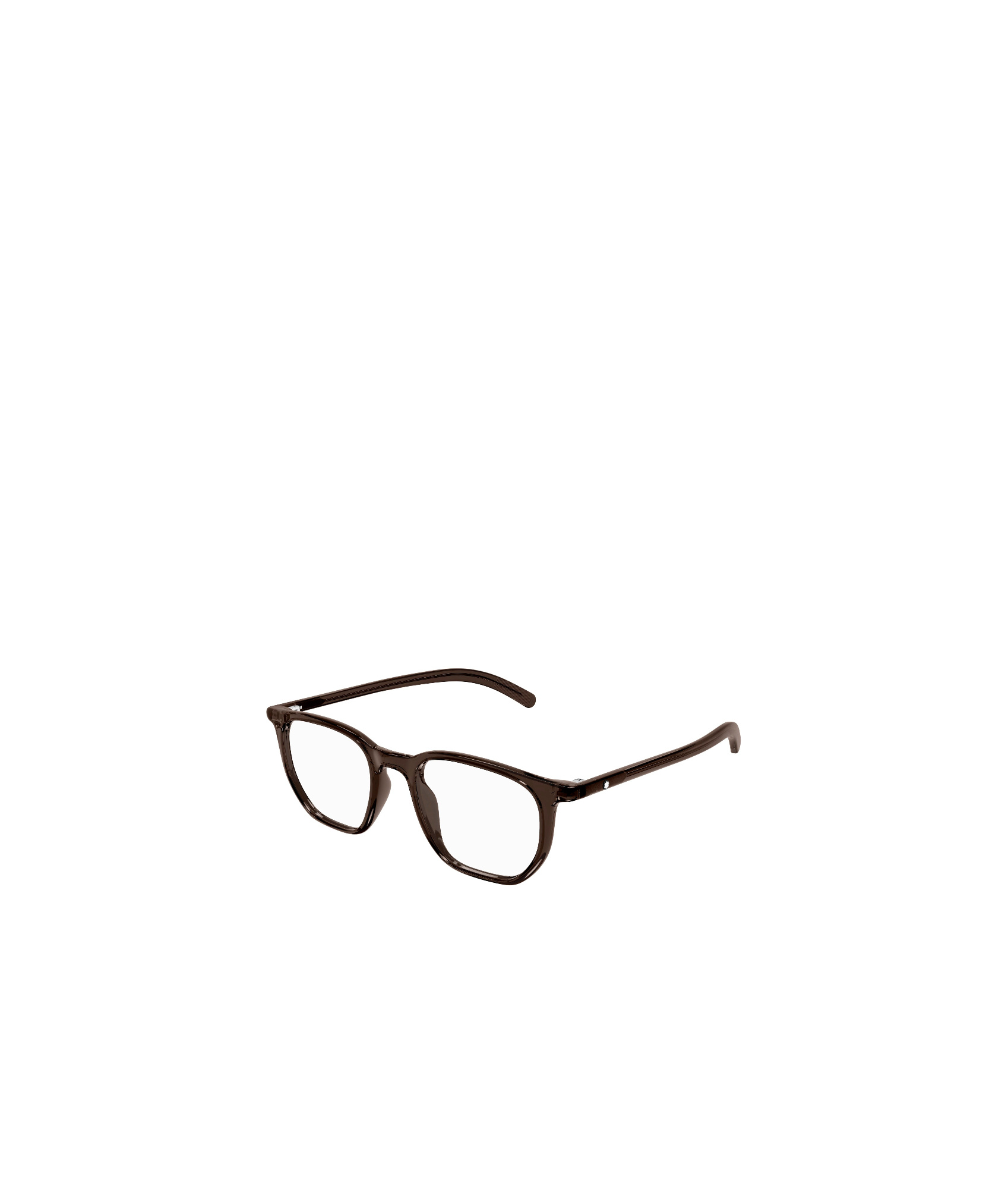 Montblanc Geometric Frame Flat Light Frame In Black