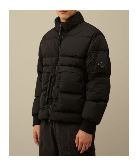 C.p. Company C.p.company Men Nycra-r Jacket With Hidden Hood In Black