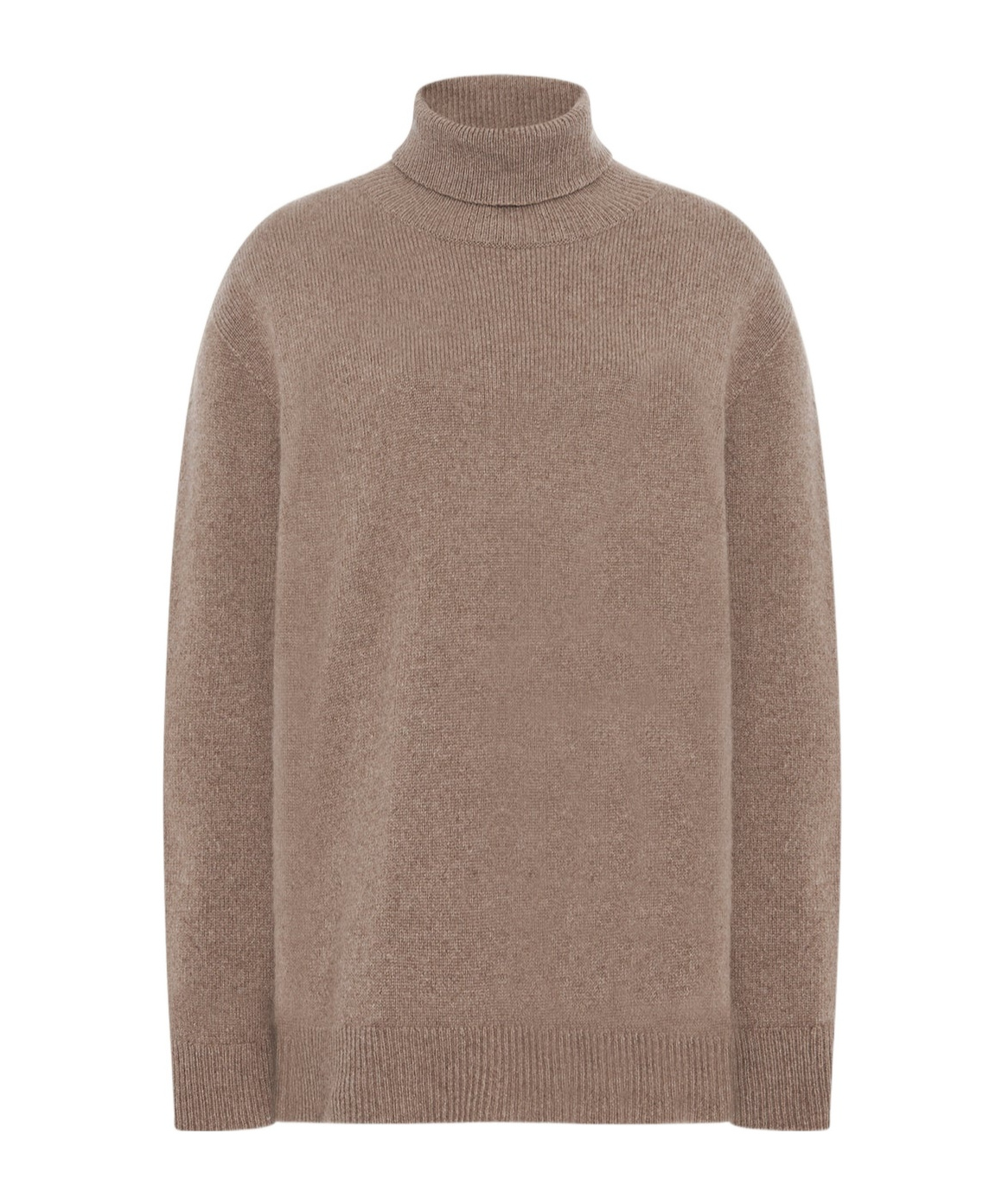 The Row Hepny Turtleneck Knitted Jumper In Brown