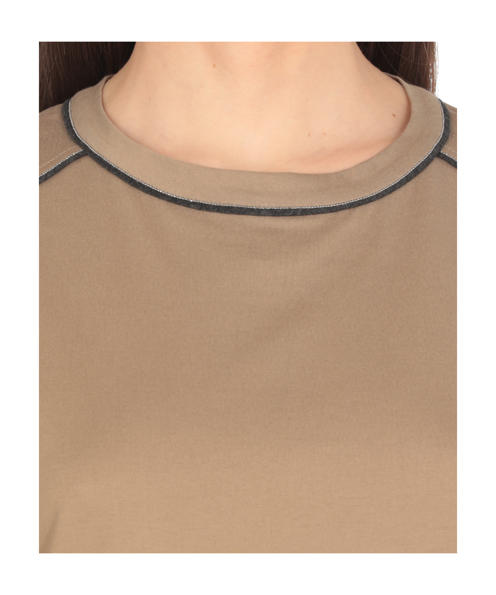 Brunello Cucinelli Item O-neck Short-sleeved T-shirt In Nude