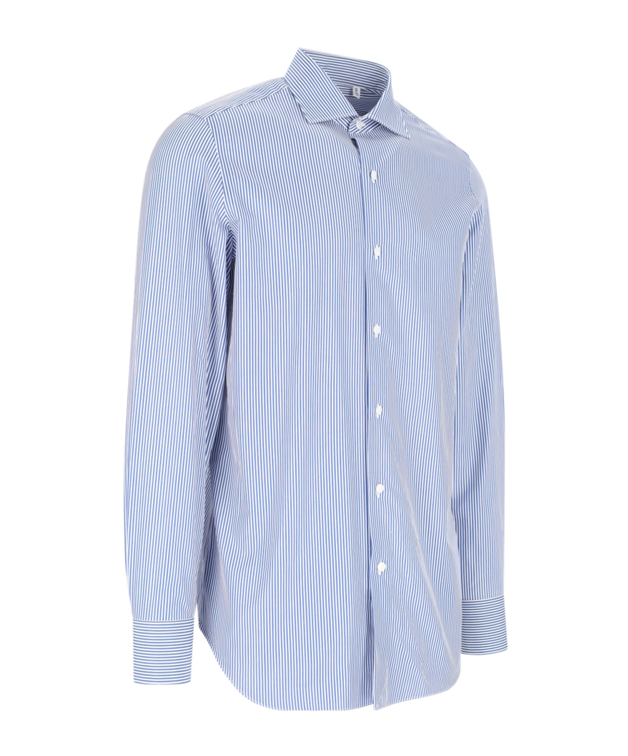 Shop Finamore 1925 Napoli Finamore 1925 Striped Dress Shirt In Blue